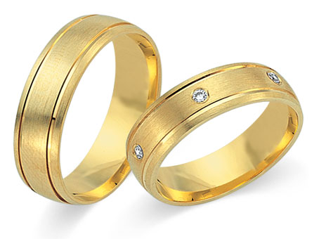 Trauringe 585 Gelbgold