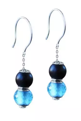 Wildfang Ohrringe Waidzeit Himmelblau