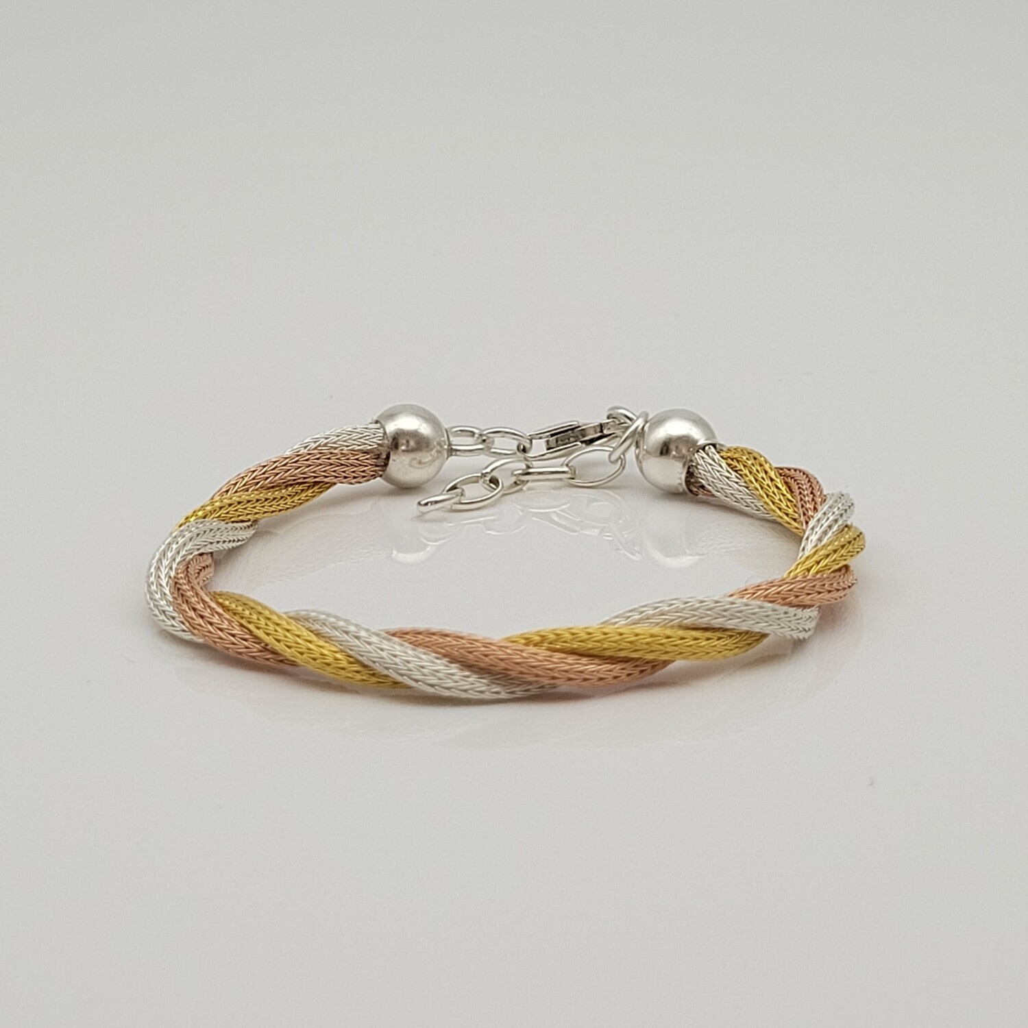 Beauty Bracelet 925 Silver Yellow White | Wadlyn (WAD/A0035)
