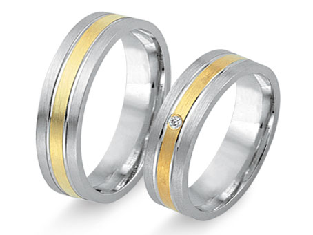 Trauringe 585 Bicolor