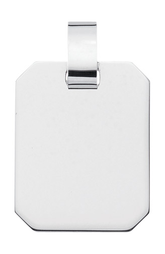 Eckige Sortiment Gravurplatte aus Silber (GP 137350)