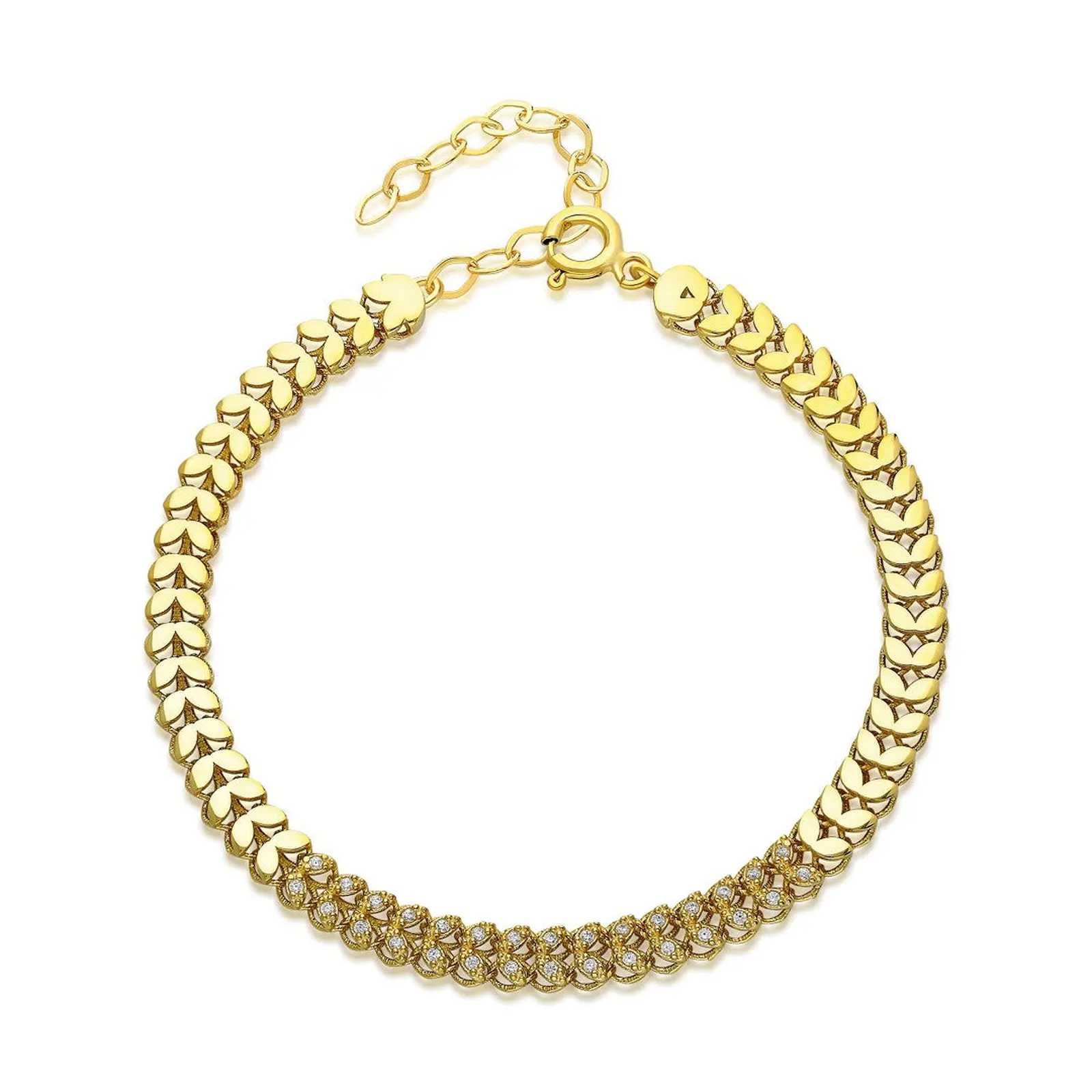 Half Stone Virgo Bracelet - 925 SILVER
