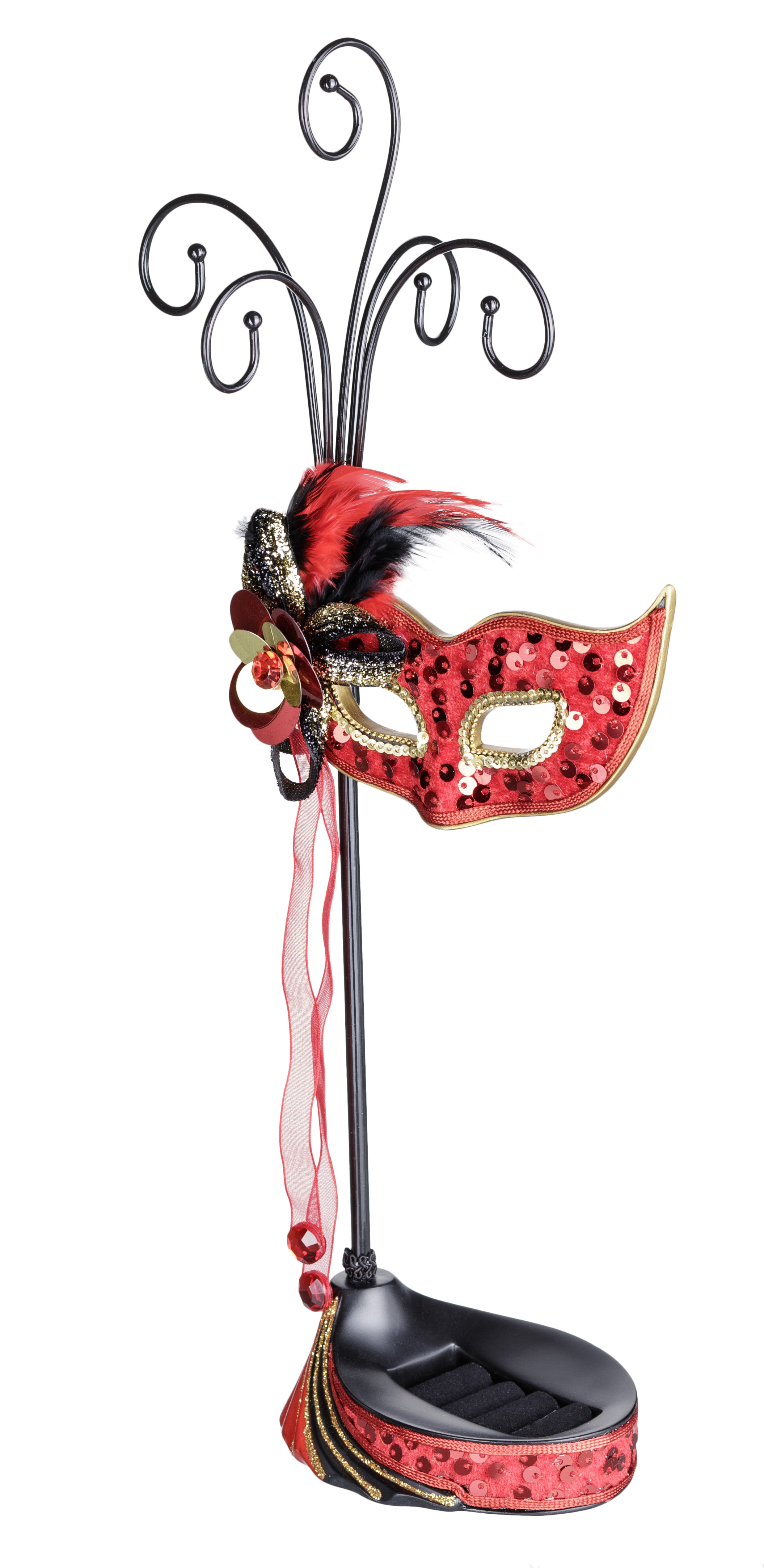 Pailetten- Maske rot (80010-02)