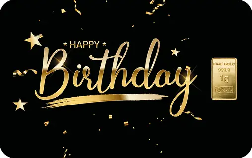 FineCard Happy Birthday 1 x 1,0 g.
