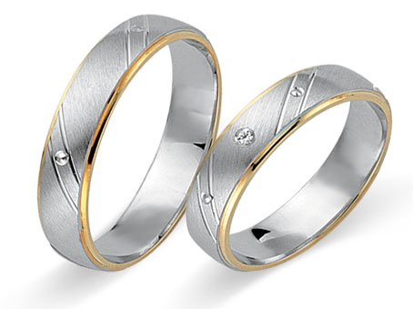 Trauringe 333 Bicolor
