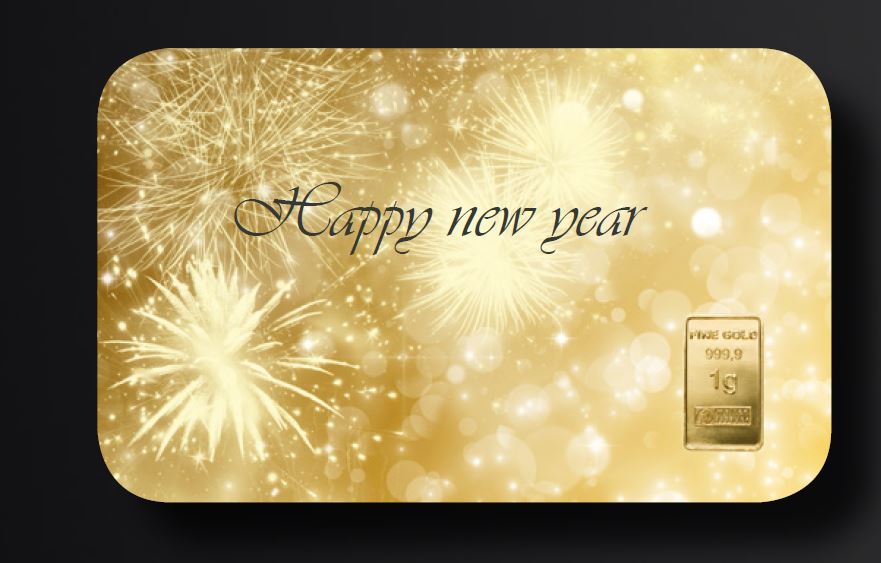 FineCard Happy New Year 1x1,0g. (81016473)
