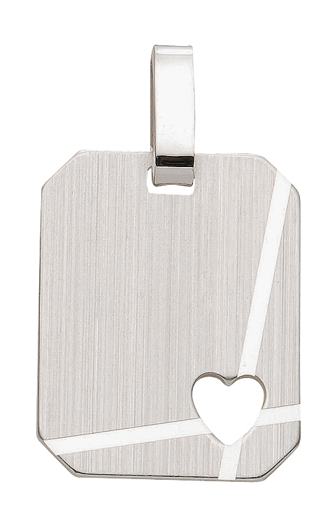 Eckige Gravurplatte aus Silber (GP 150695)