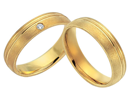 Trauringe 585 Gelbgold
