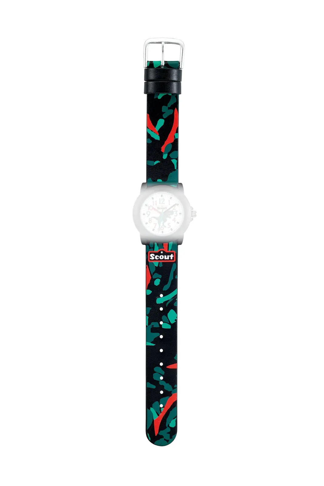 Scout Kunstlederband Serie Crystal Dino schwarz/rot