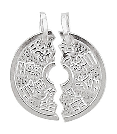 Partner Kettenanhänger aus Silber (AN 21532)