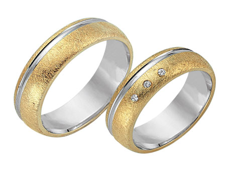 Trauringe 333 Bicolor