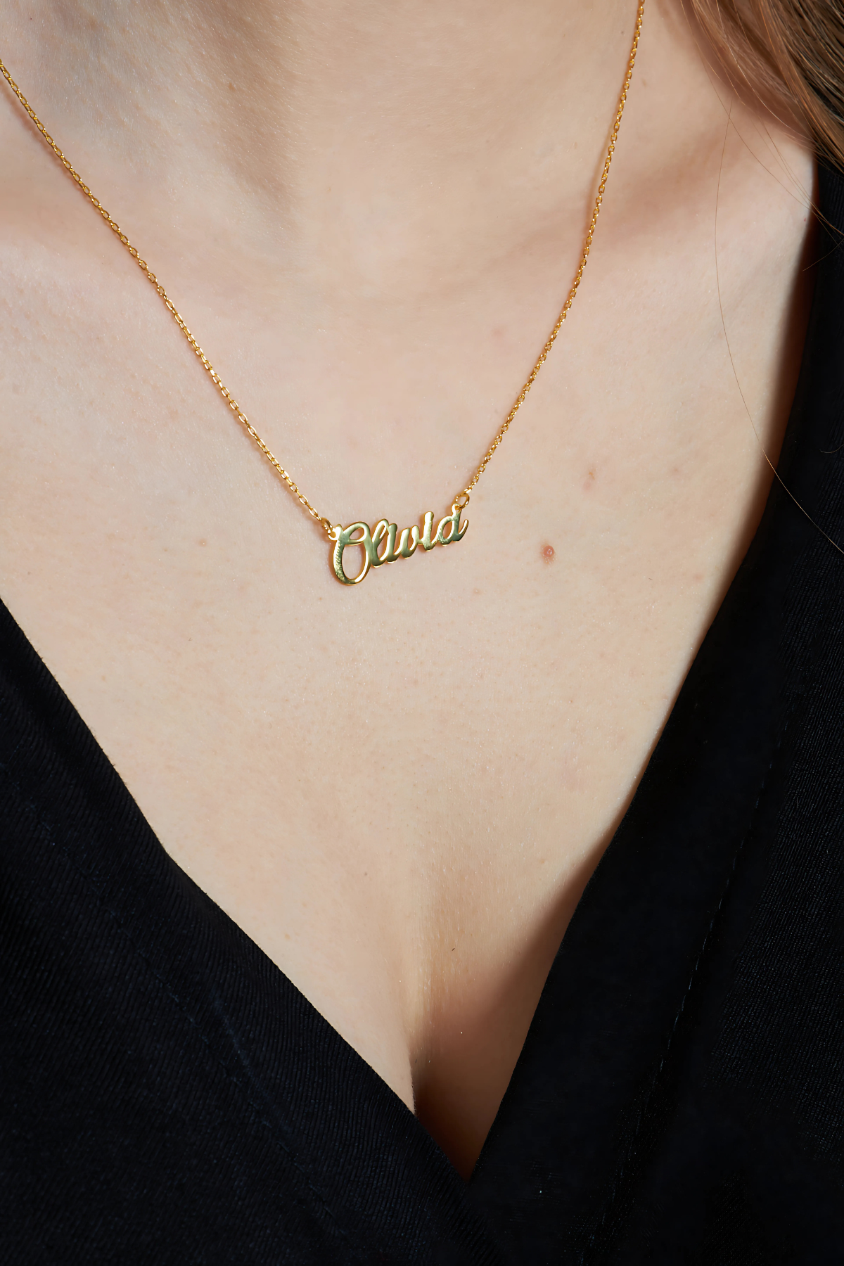 Horizontal Name Necklace - 925 Silver