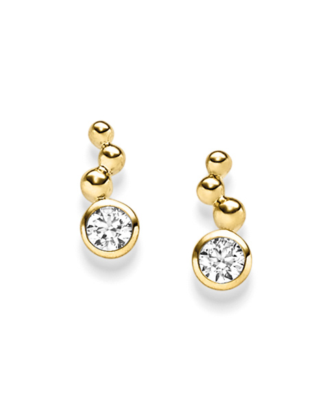 Goldohrstecker mit Zirkonia (24-435) (24-435)