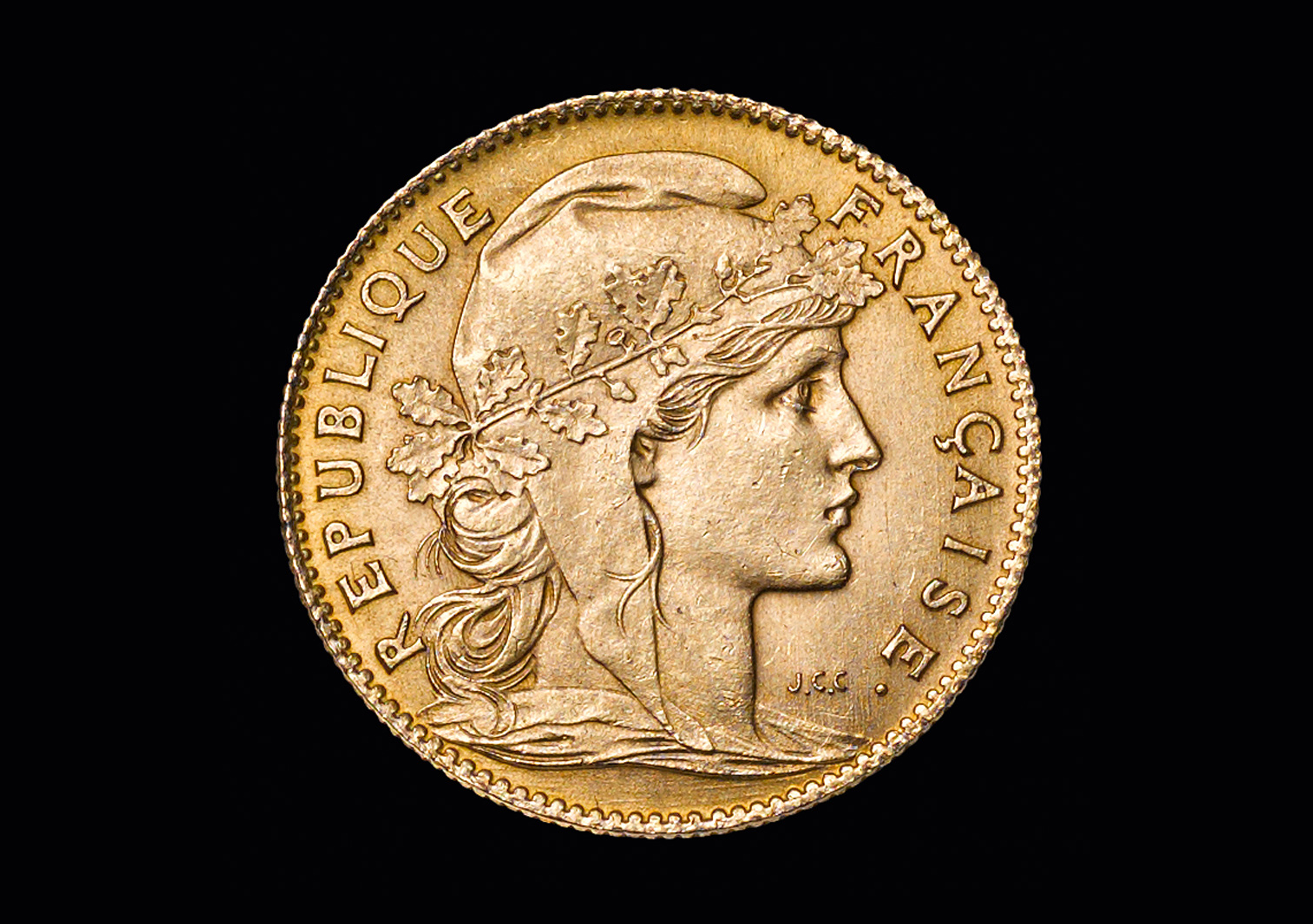 10 FFR Marianne/ Coq GM banküblich (81015363)