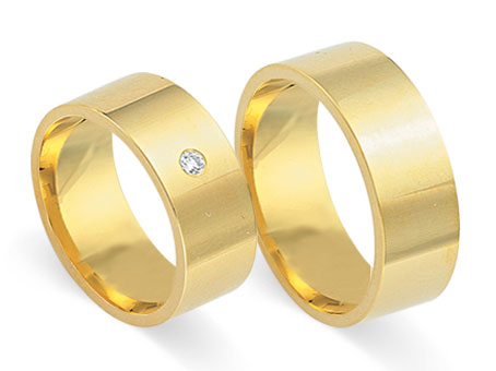 Trauringe 333 Gelbgold