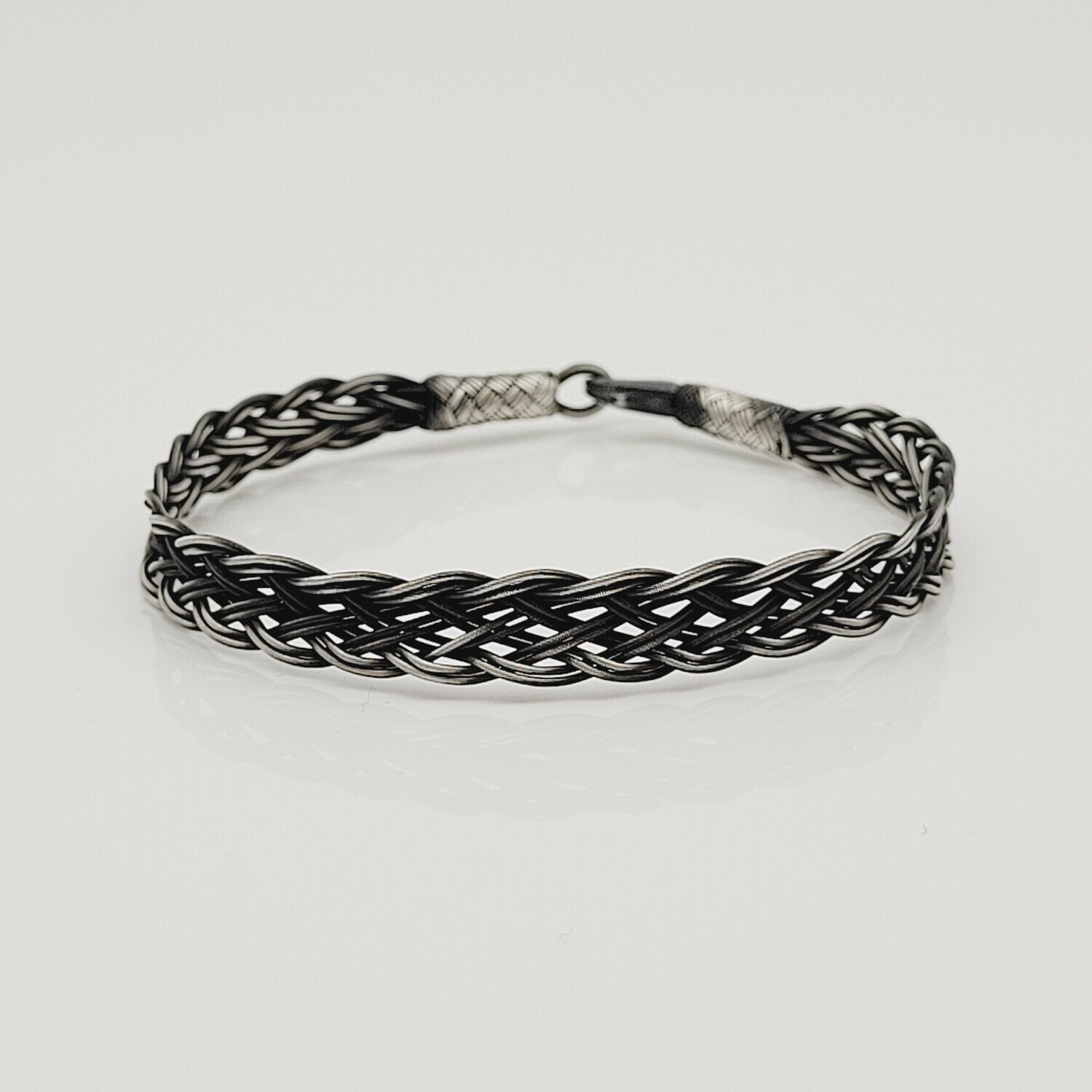 Braided Bracelet 925 Silver Beyond Black | Wadlyn (WAD/A0008)