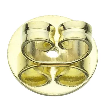 Ohrmuttern 8mm, 14 Kt. GG VE=2