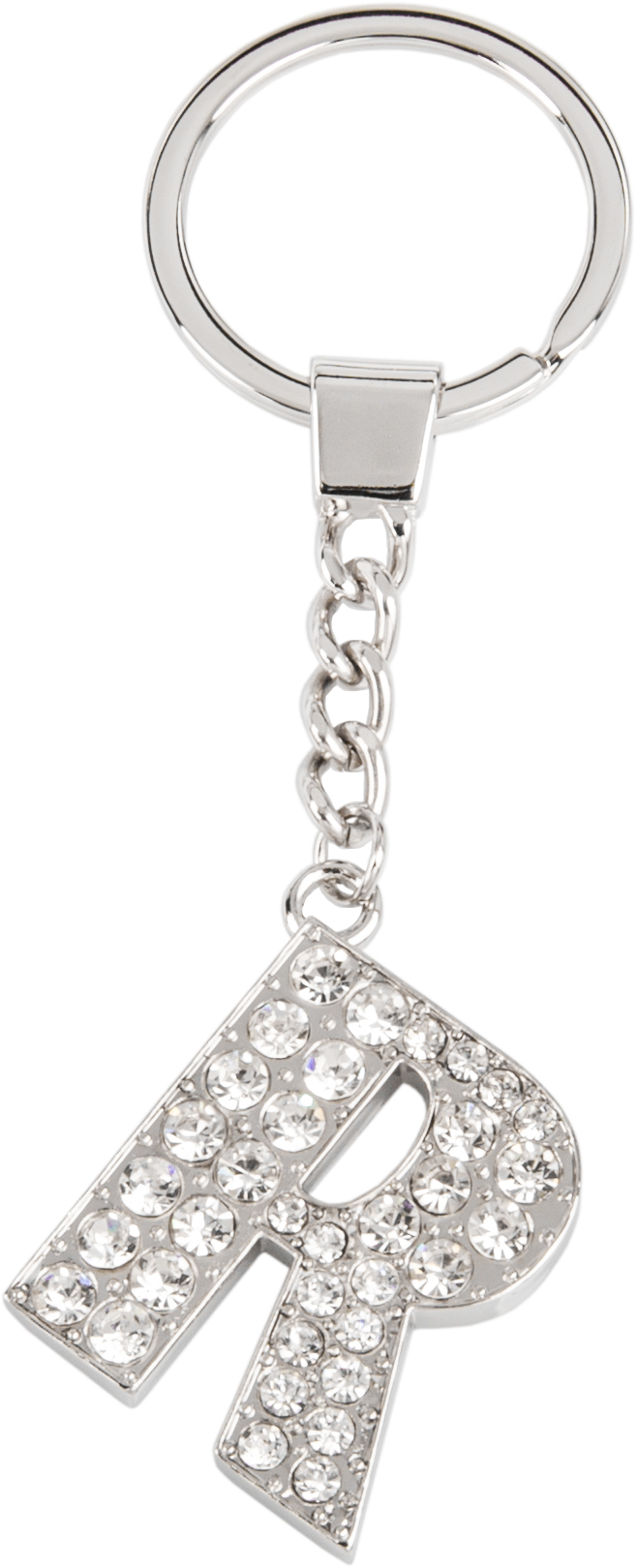 Schlüsselanhänger Buchstabe (R) mit Steinchen (8800-103)