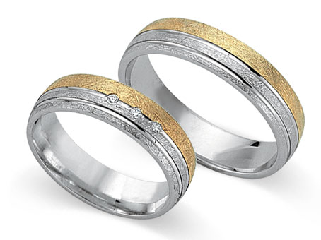 Trauringe 333 Bicolor