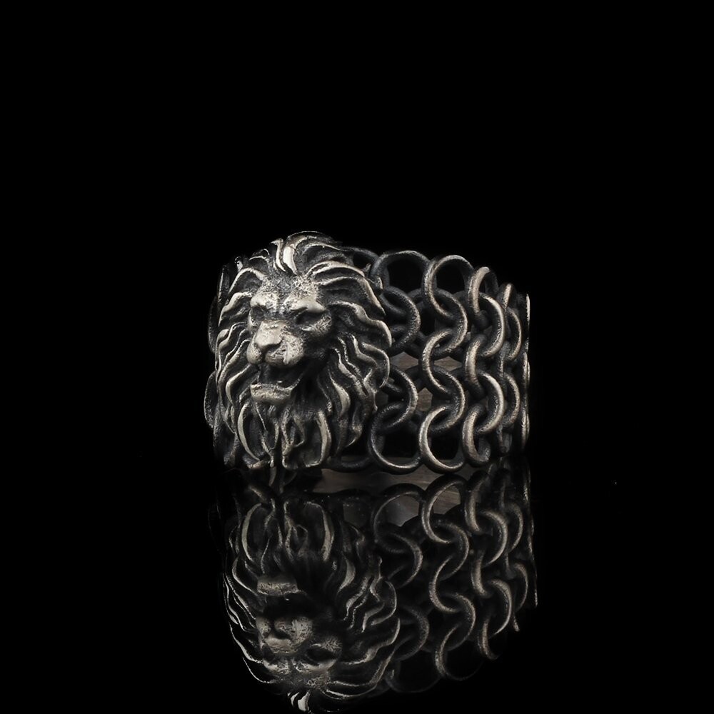 925 Silver Ring Lion | Wadlyn (W-EGYT-853-87)