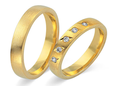 Trauringe 585 Gelbgold