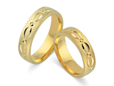 Trauringe 585 Gelbgold