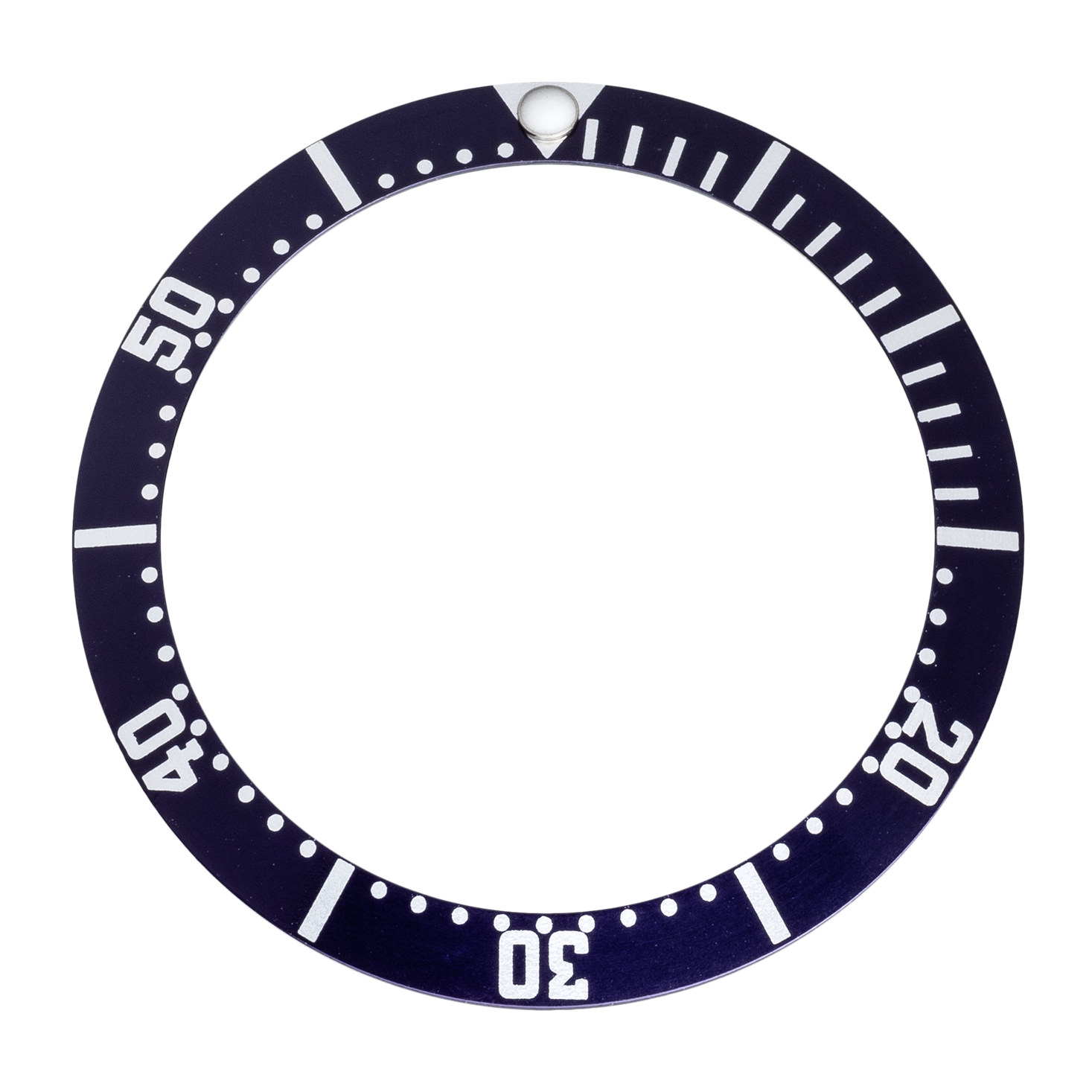 Lünetteneinlage für OMG Seamaster men d-blau./si. (9074-04)