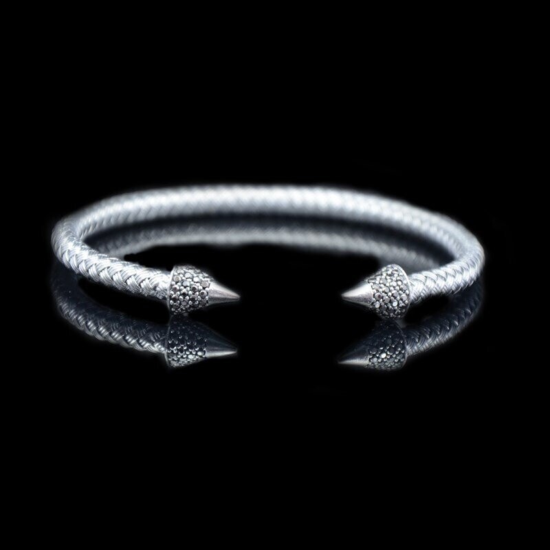 Premium Royal Arrow Silber Armband | Wadlyn (WAD/048)