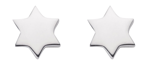 Silber Motive Ohrstecker Stern (OS150222)