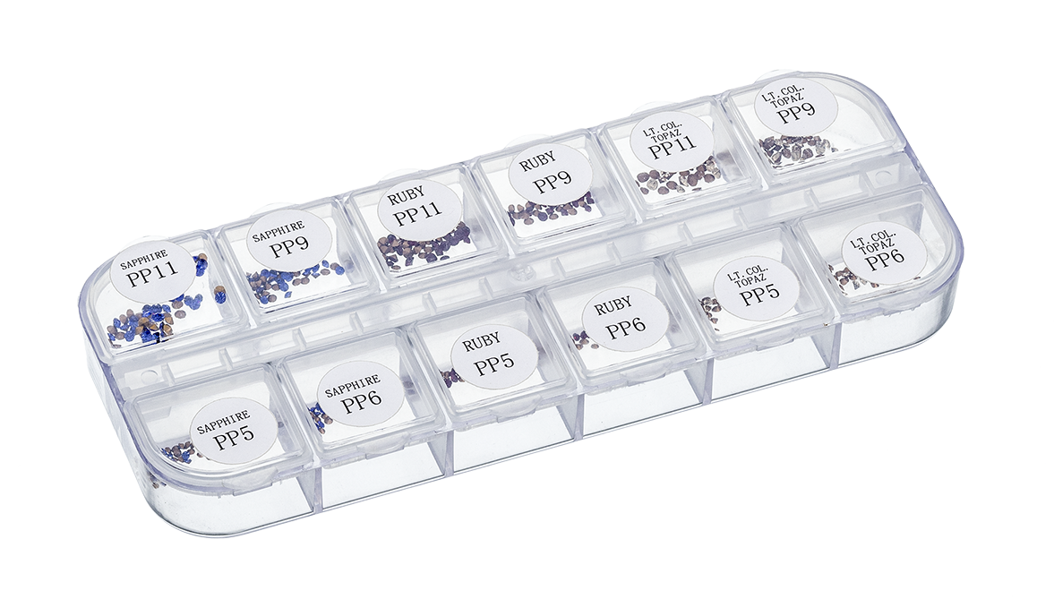 Zirkonia (CZ) Bunt in Sortierbox (9209-02)