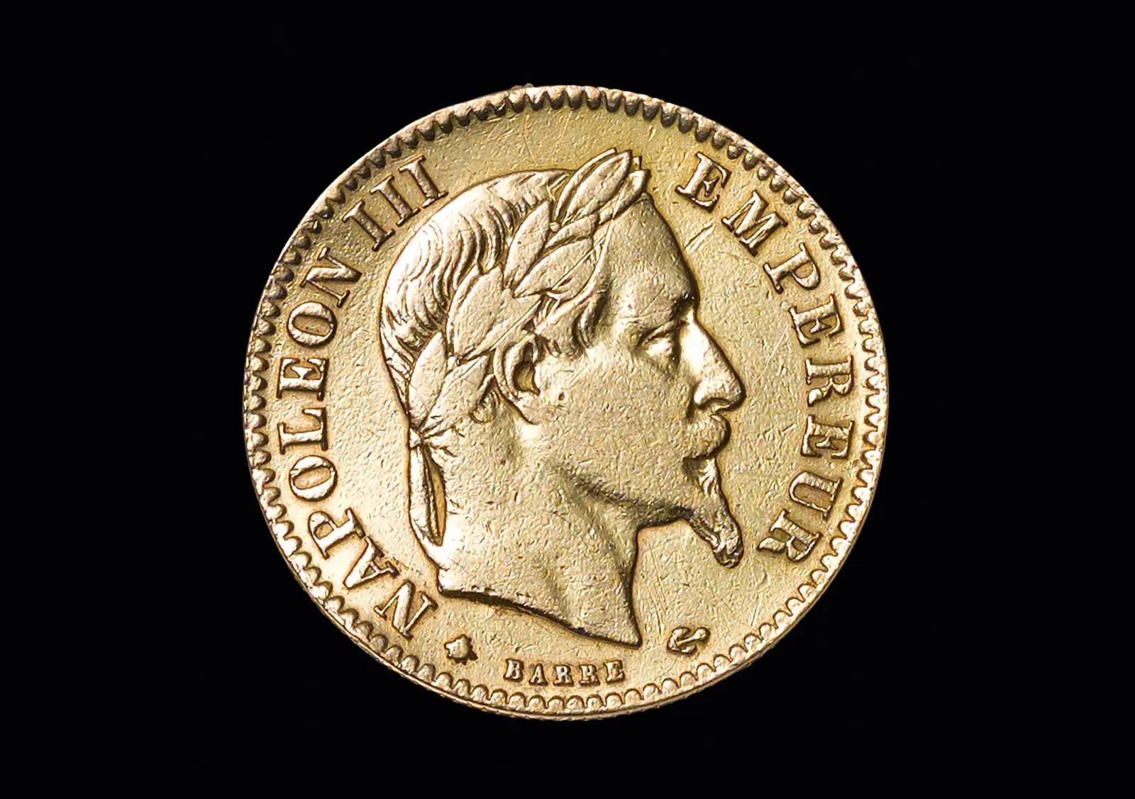 10 FFR Napoleon III GM banküblich