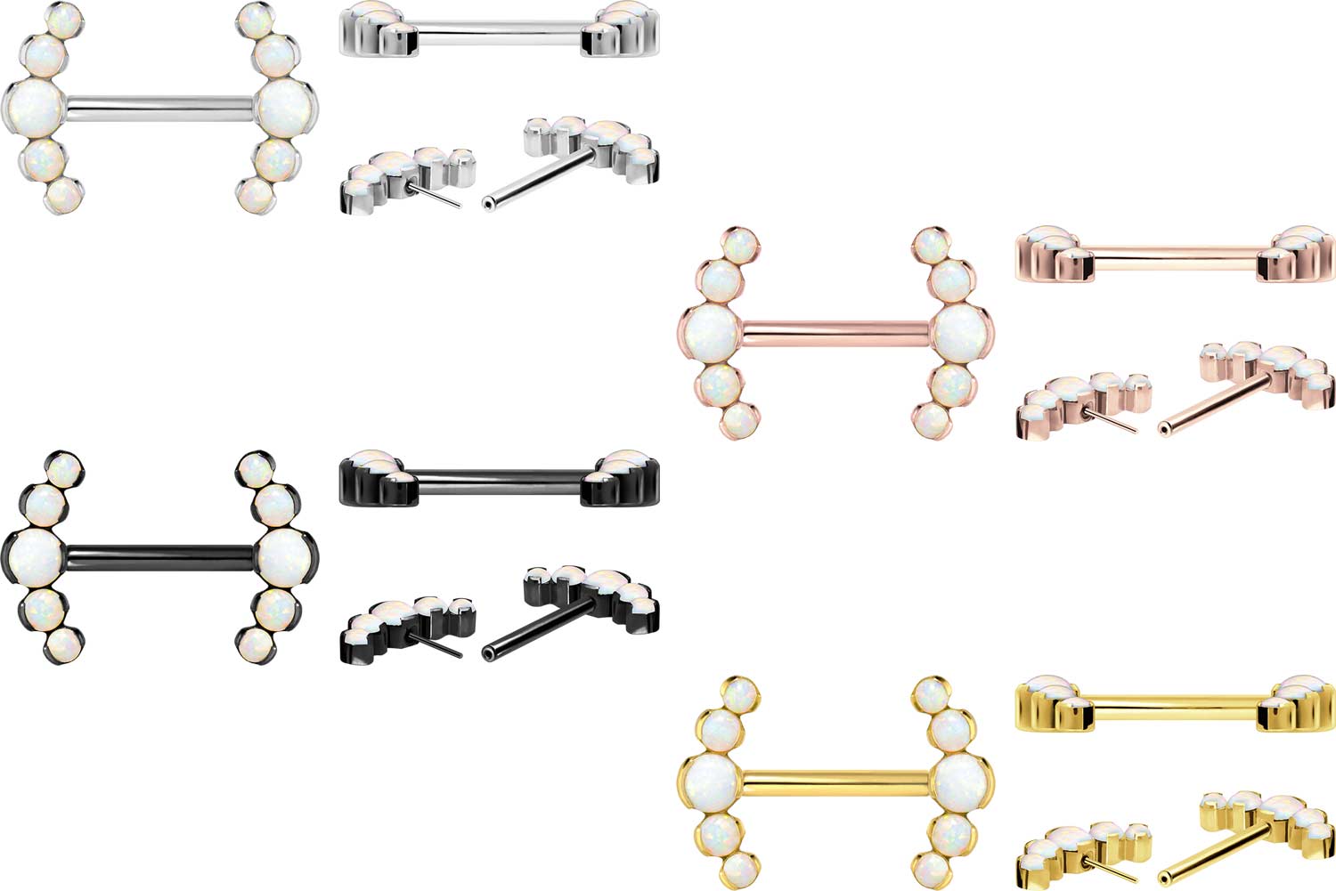 Titan Barbell mit Push Fit 5 SYNTHETISCHE OPALE (PFT494_[216629])