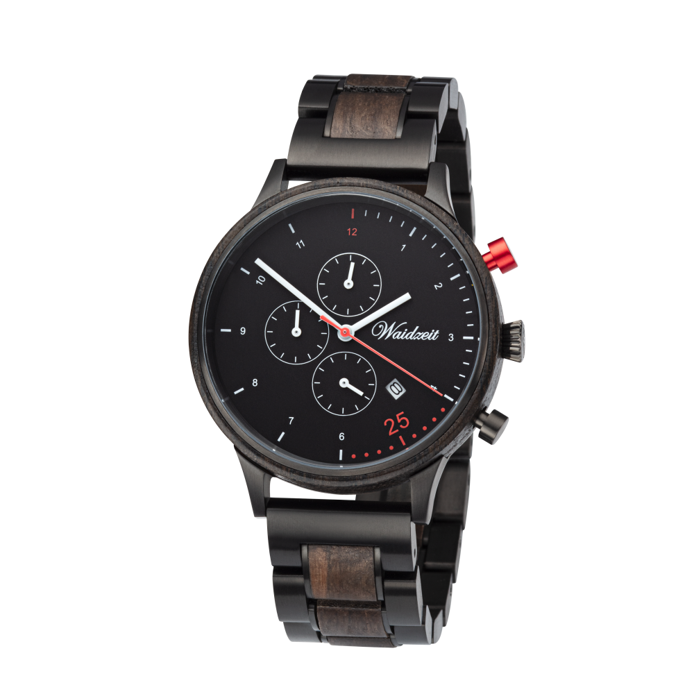 Herrenuhr Waidzeit Barista Rosso