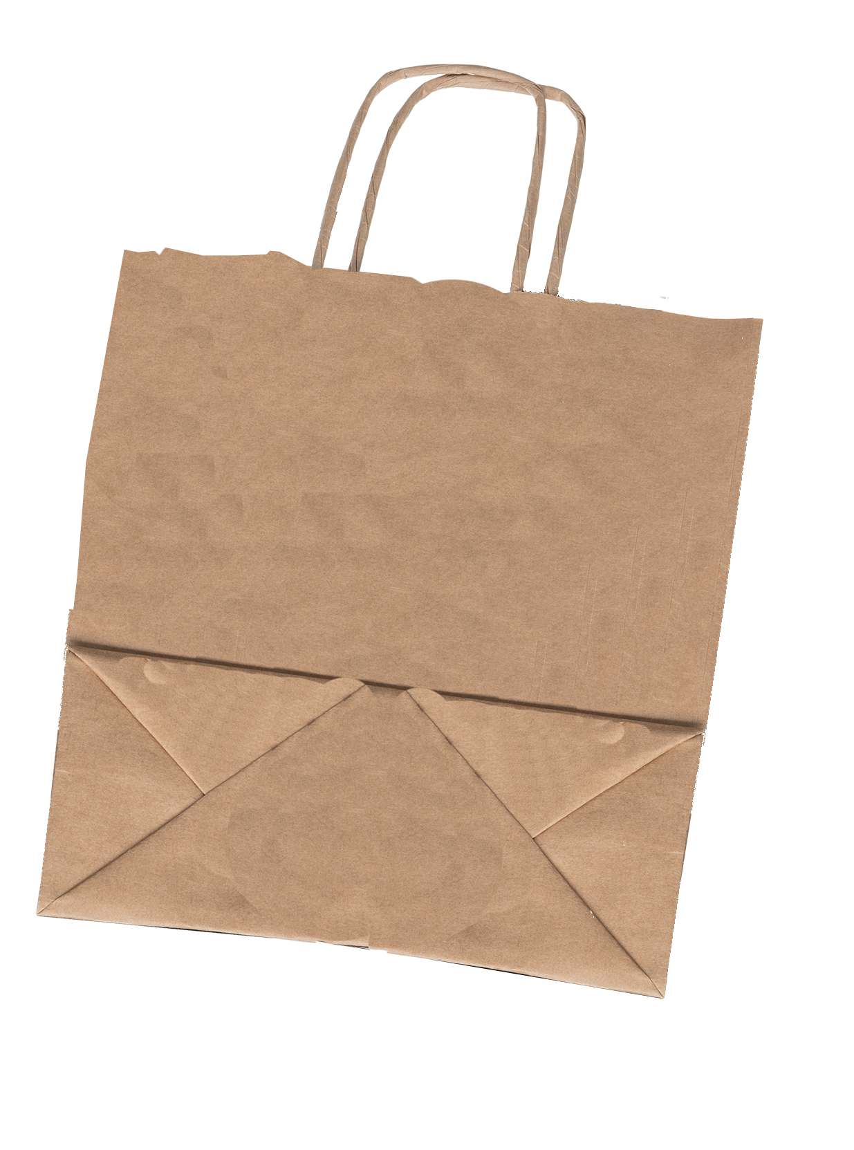 Papier Tragetaschen natur klein VE=10 (L1029)