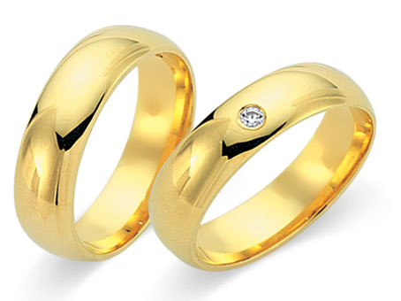 Trauringe 585 Gelbgold