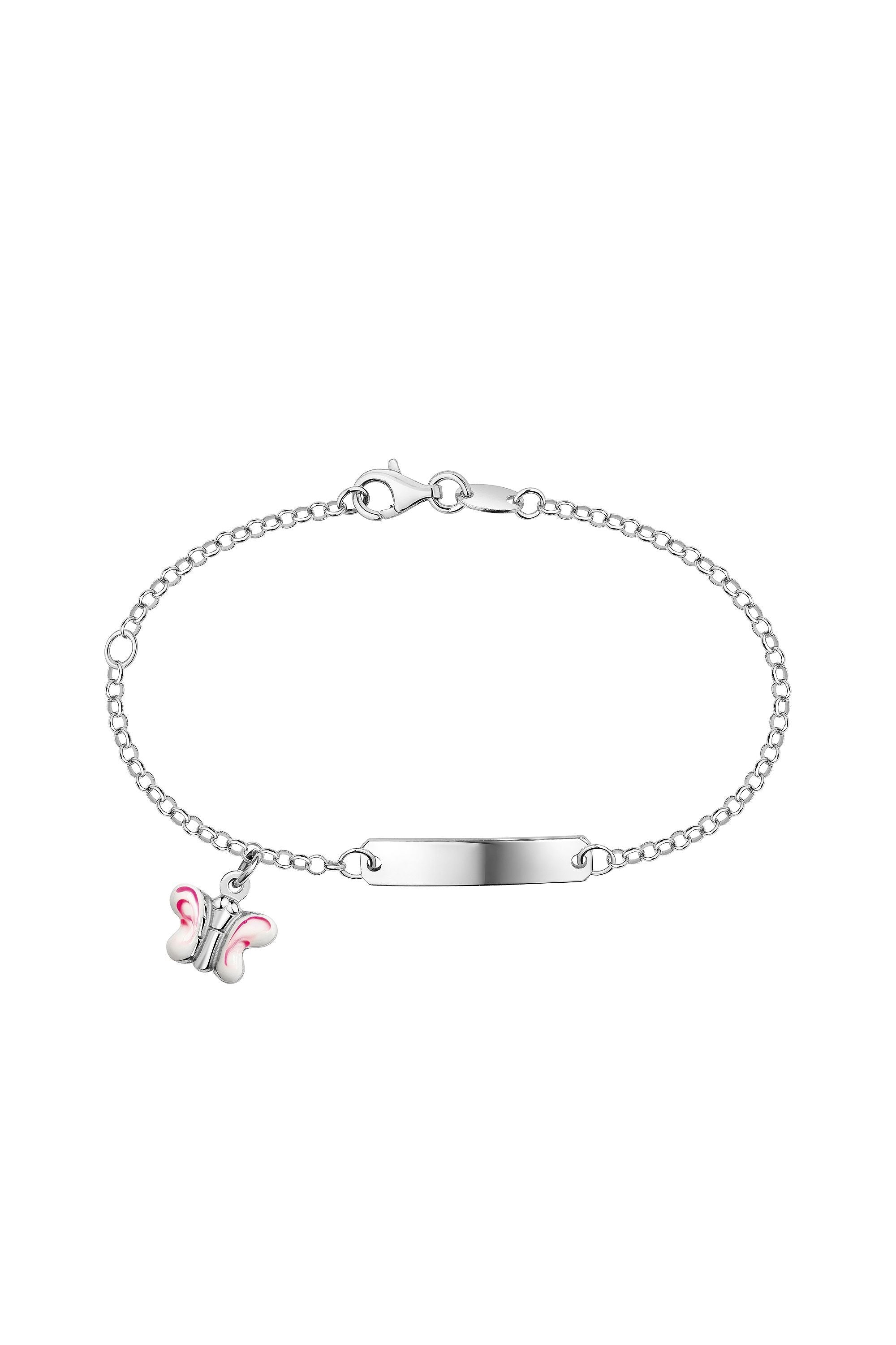 Scout Armband 925/- Sterling Silber rhodiniert Schmetterling rosa (160260017)