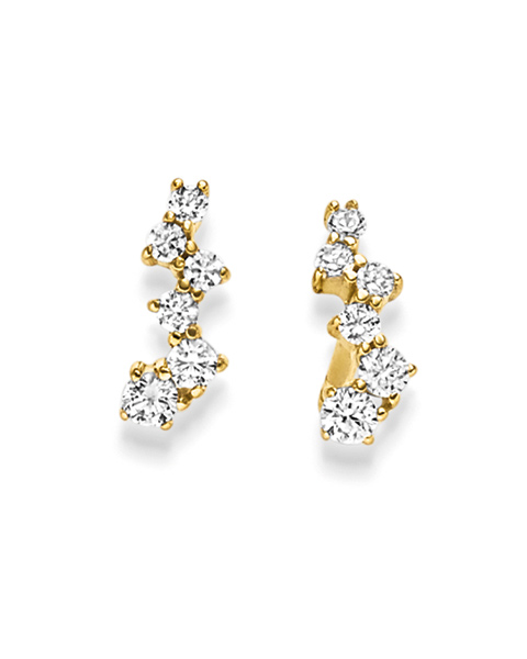 Goldohrstecker mit Zirkonia (24-438) (24-438)