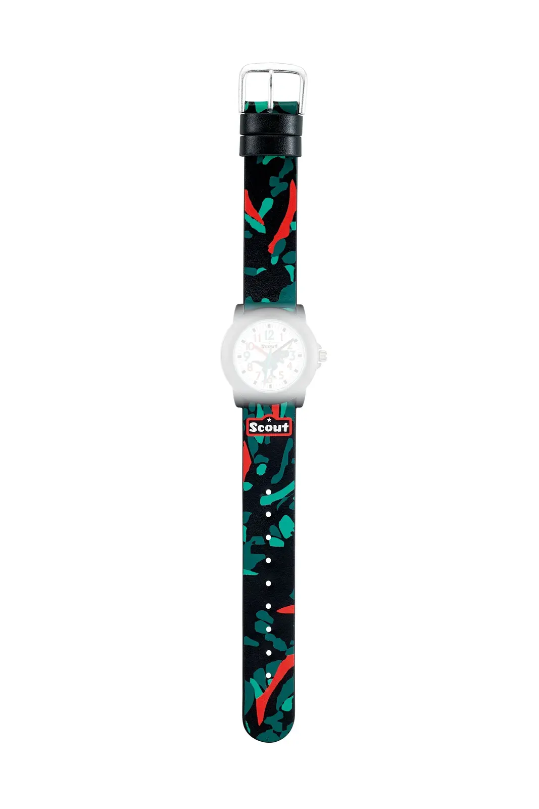 Scout Kunstlederband Serie Crystal Dino schwarz/rot