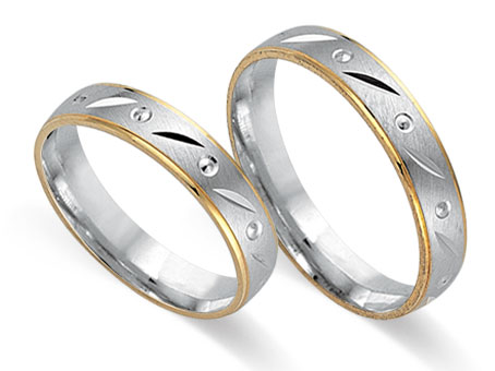 Trauringe 333 Bicolor