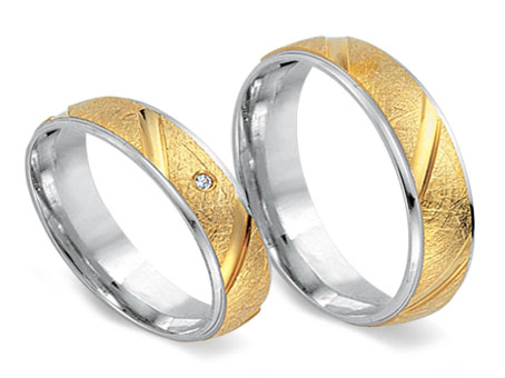 Trauringe 585 Bicolor