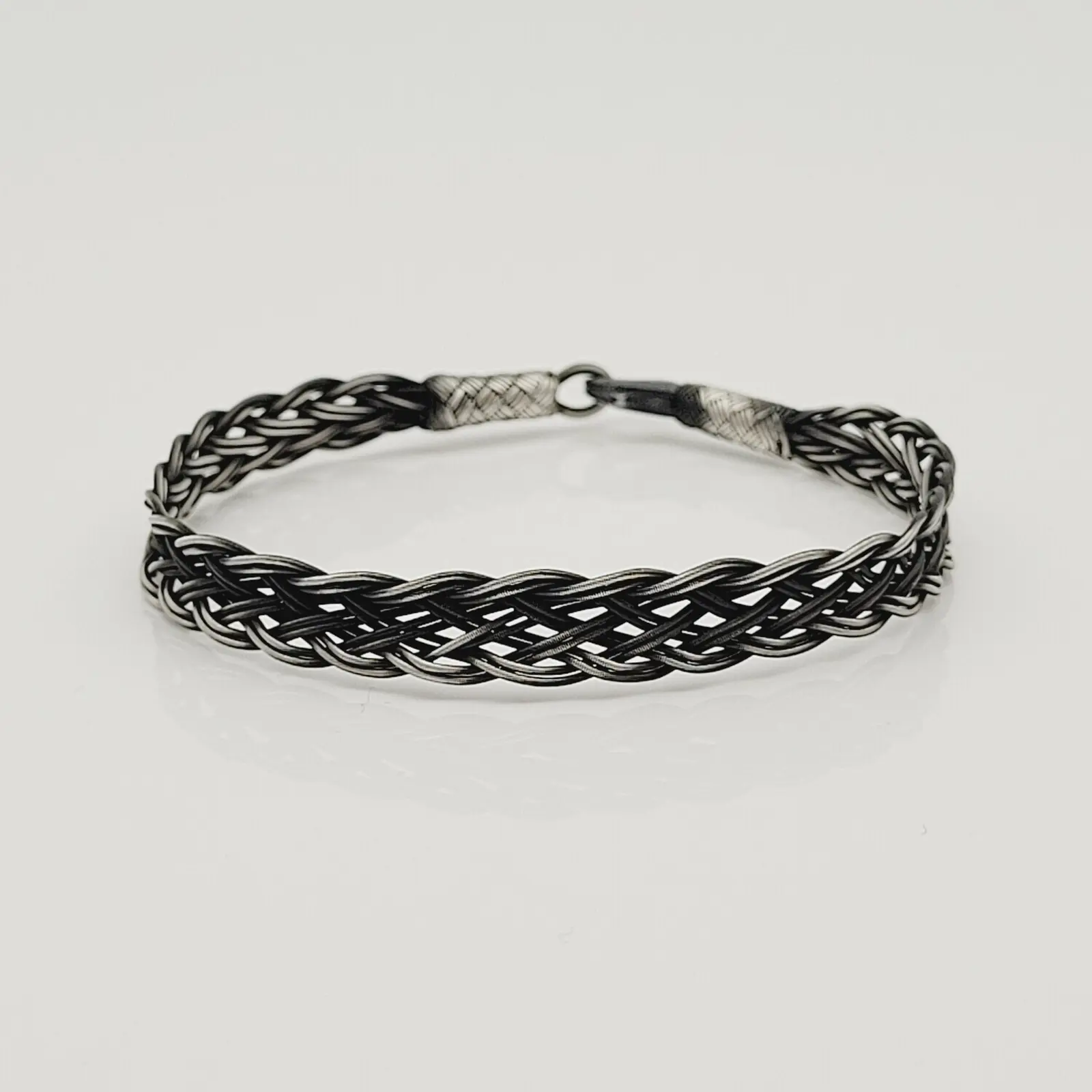 Braided Bracelet 925 Silver Beyond Black