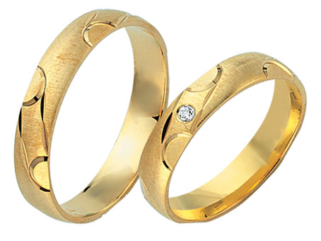 Trauringe 585 Gelbgold