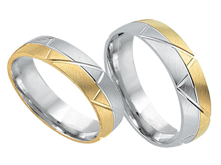 Trauringe 585 Bicolor