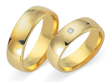 Trauringe 333 Gelbgold