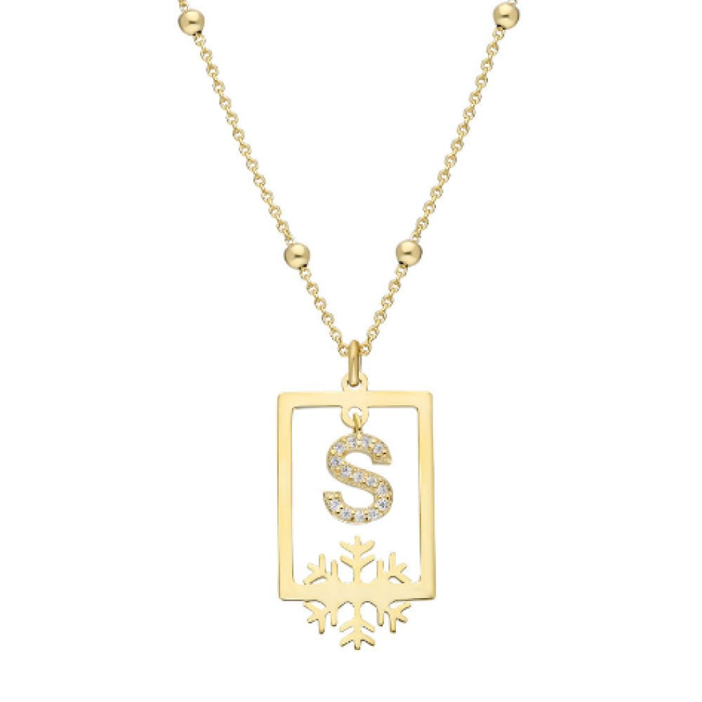 Buchstabenkette mit Ball Chain