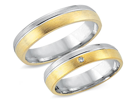 Trauringe 333 Bicolor