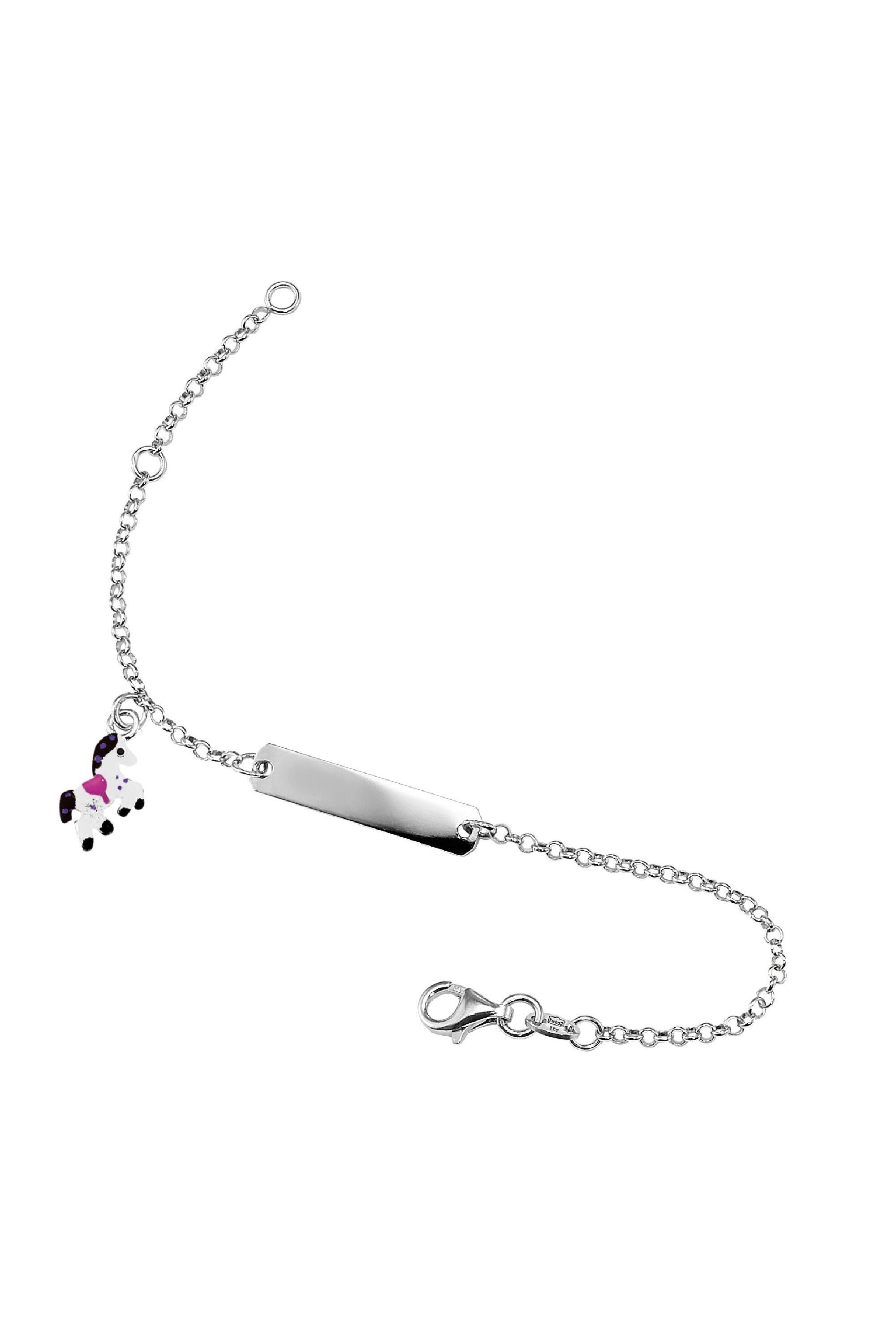 Scout Armband 925/- Sterling Silber rhodiniert Pferd weiß - OneSize (160260007)