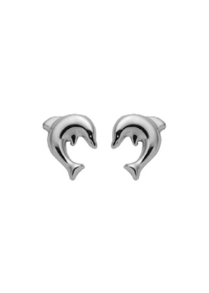 Delfin Ohrstecker aus Silber