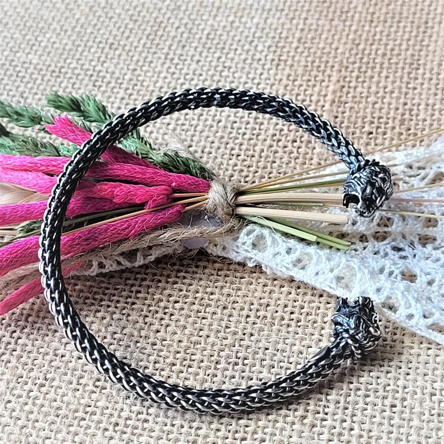Braided Bracelet 925 Silver