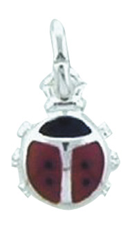 Marienkäfer Kettenanhänger aus Silber (AN 39798)